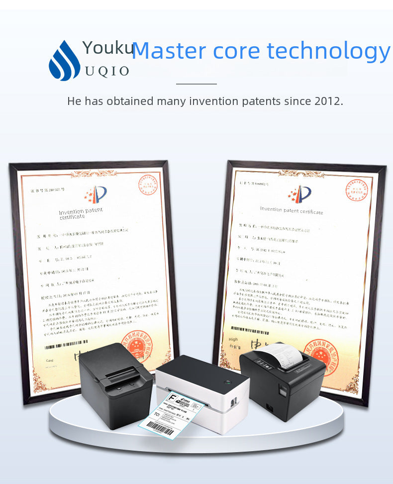 Youku Tdl408H Thermal Label Printer Bluetooth Express Label Printer for Self-Adhesive Export Labels