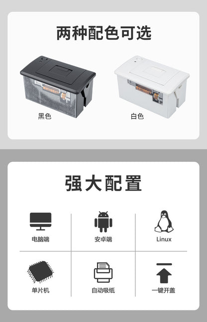 Youku Em5820 Panel Printer Self-Service Machine Medical Bank Vehicle-Mounted Fixed Printing Module Thermal Ticket Printer
