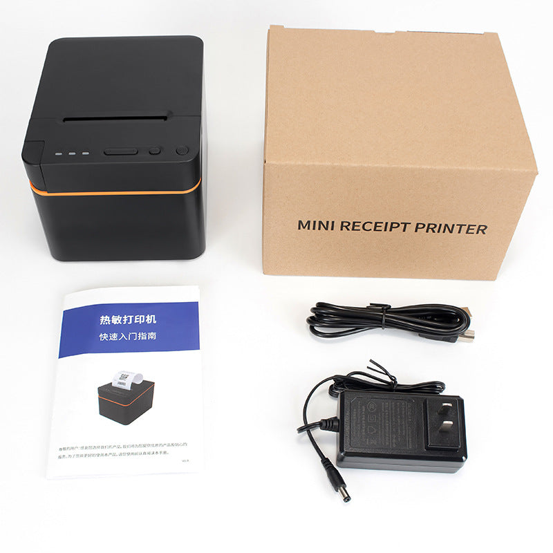 Youku 80E Bluetooth Receipt Printer Meituan Takeout Order Wifi Printing Kitchen Network Port Thermal Receipt Printer