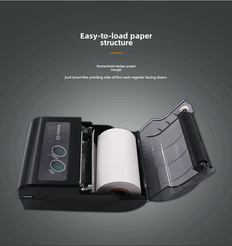 Youku 58Hb5 Bluetooth Printer Manager Fox Police Air Supply Gas Receipt Thermal Portable 58 Receipt Printer
