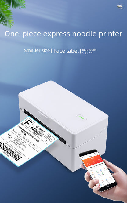 Youku Tdl408H Thermal Label Printer Bluetooth Express Label Printer for Self-Adhesive Export Labels