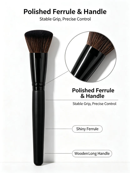 Multi-Functional Makeup Brushes, Flat Top Foundation Brush, Blush Brush, Soft Bristle Powder Brush & Contour Brush, Beauty Tools