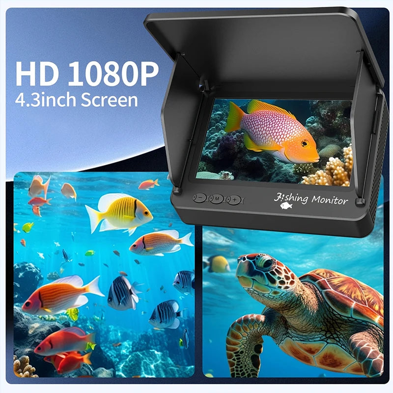 1080P HD Camera  Underwater Fishing Camera Infrared Lights Portable Ice Fishing Fish Finder Camera 15M & 30M For Lake Fishing