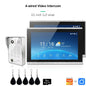 ANJIELO Tuya WiFi 5-in-1 Fingerprint Unlocking Video Intercom System, Suitable For Homes, With 1080P HD Security Protection