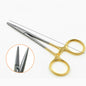Tiangong gold handle needle holder stainless steel double eyelid surgery tool beauty plastic insert suture holding needle clamp