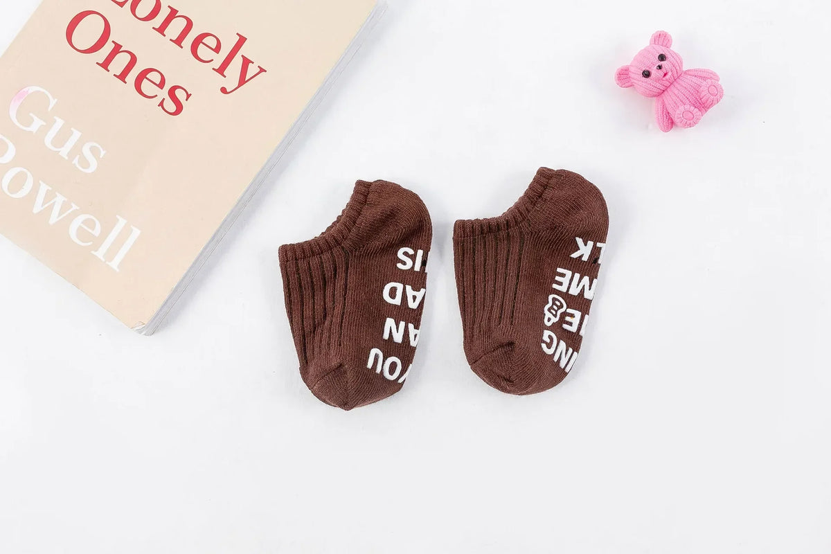 Cute Baby Anti-slip Socks Breathable Cotton Rubber Floor Boys Girls Ankle Socks Newborn Infant Toddler Kids Socks 0-7years Old