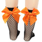 Baby Ankle High Lace Fishnet Vintage Short Socks Girl's Mesh Bow Fishnet Stockings Cute White Black Fashion Parent Child Socks