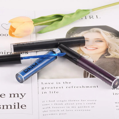 DNM 3PCS Liquid Lipstick Sets Waterproof Matte Black Blue Purple Blue Sexy Lip Gloss Long Lasting Nude Lip Tint Stain Makeup Kit