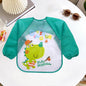 Baby Smock Bibs Waterproof Long-sleeved Eating Feeding Art Apron Newborn Toddler Burp Cloths Fit 0-3 Years Dropshipping