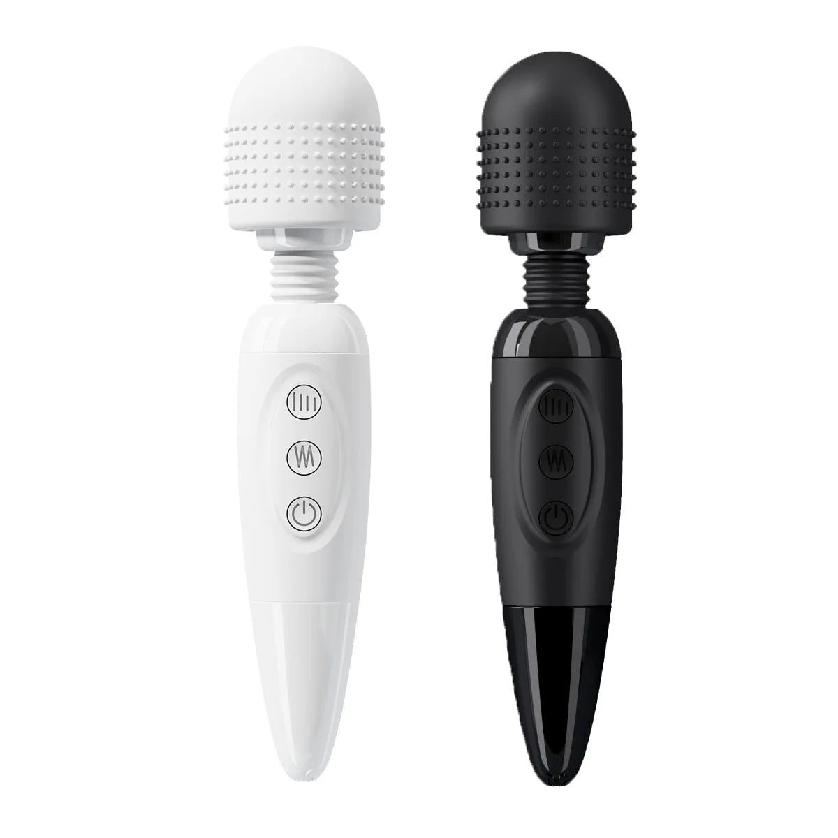 Portable Electric Body Massager Wand with 20 Modes & 8 Speeds, Handheld Tissue Massager for Neck Back Foot Pain Relief