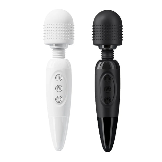 Portable Electric Body Massager Wand with 20 Modes & 8 Speeds, Handheld Tissue Massager for Neck Back Foot Pain Relief