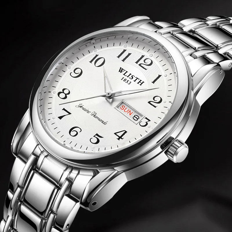Luxury Women Watch Quartz Watch Digital Wristwatch Waterproof Calendar Luminous Watch Fashion Business Light Man Clock Watches
