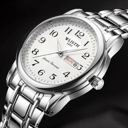 Luxury Women Watch Quartz Watch Digital Wristwatch Waterproof Calendar Luminous Watch Fashion Business Light Man Clock Watches