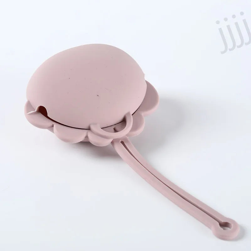 Pacifier Storage CasePortable Baby Pacifier Storage CaseSilicone Storage CasePacifier Drop-proof Case with Lanyard