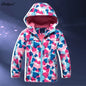 Dubbped Girl Polar Fleece Waterproof Jacket Spring Autumn Children Coats Sport Casual Kids Jackets Double-deck Windproof Jackets