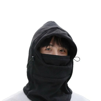 New Fashion Warm Cap Winter Men Women Hats Thermal Fleece Balaclava Hats Neck Warmer Hiking Scarves Outdoor Riding Windproof Cap