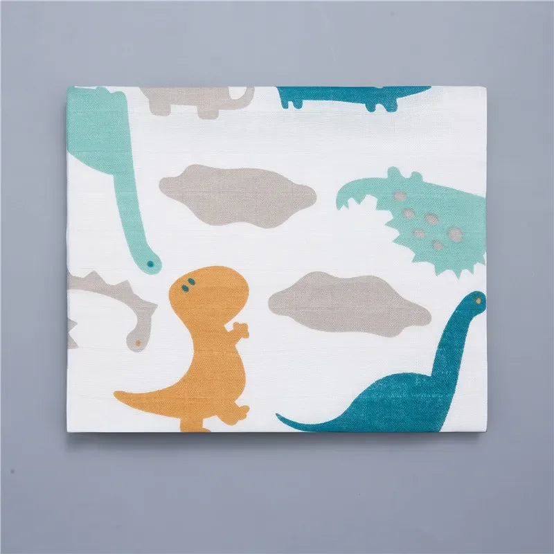 120cm*110cm Swaddle Blanket Baby Cotton Muslin Wrap Baby Blankets Newborn Swaddle Bedding
