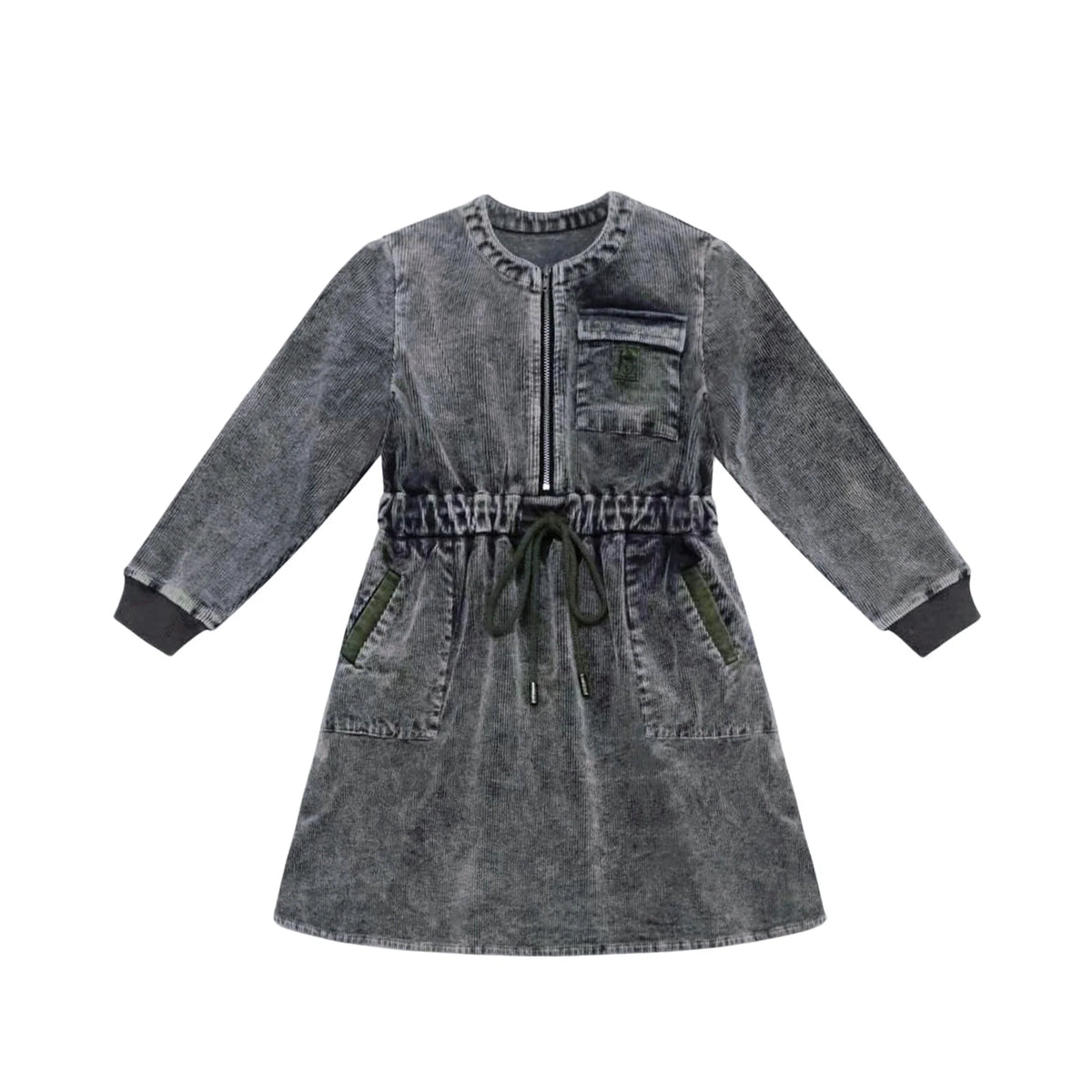 Barcali 26AW Kids Washed Corduroy Clohes Girl Set Long Sleeves Dress Toddler Set Baby Outfits Boys Sweatshirts Soft Cotton