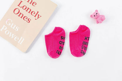 Cute Baby Anti-slip Socks Breathable Cotton Rubber Floor Boys Girls Ankle Socks Newborn Infant Toddler Kids Socks 0-7years Old