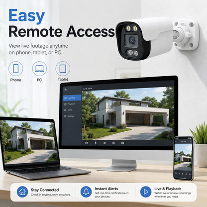 5MP Wired CCTV Analog Security Camera Outside Street Waterproof AHD Dome Video Surveillance Camera BNC XMEYE 4K 5MP AHD DVR View