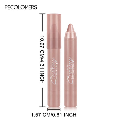 6PCS/SET Creamy Matte Lipstick Kit, 6 Versatile Everyday Lip Shades, Silky Smudge-Proof Lip Crayon, Smooth Glide-On Application, Lightweight Comfortable Wear, Travel-Friendly Beauty Essentials