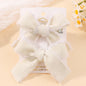 2pcs Knitting Wool Bow Barrettes Striped Lace Bow Hair Clip For Girl Baby Autumn Decor Hair Accessories Kid Party Wear Hairpin