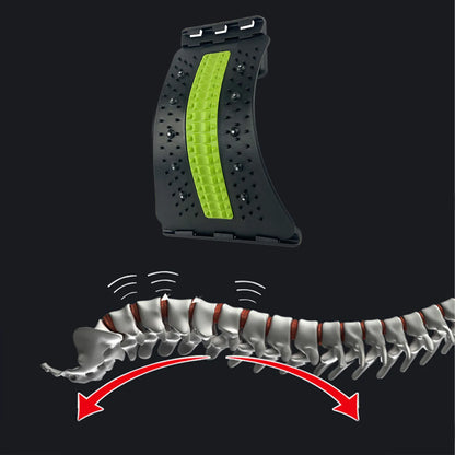 Back Massager Board Adjustable Level Lumbar Back Cracker Stretcher Board Spine Deck Back Support Spine Board