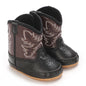 Infant Boy Girls Autumn Winter Snow Boots Embroidery Warm Baby First Walker Shoes for Christmas Baby Shower