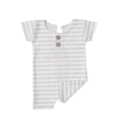 Newborn Photography Props Clothes Baby Boy Girl Outfit  Romper Striped Short Jumpsuit Photography Clothing