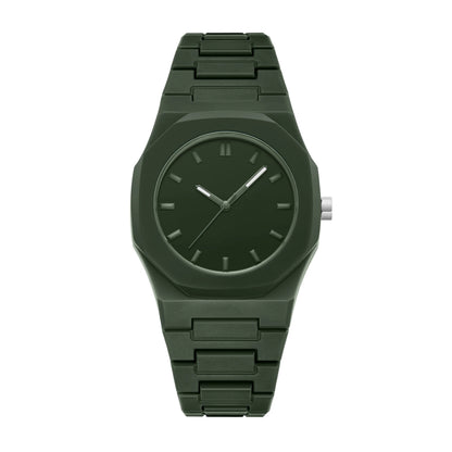 Rebirth Octagonal Comic-Style Watch, Two-Dimensional Line Art Quartz Watch, Simple Unisex Waterproof Watch for Both Men and Women