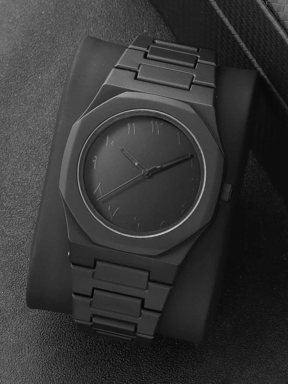 Men's Silicone Quartz Watch Casual Set Birthday Gift for Father No Box Included Fashionable Timepiece for Casual Wear