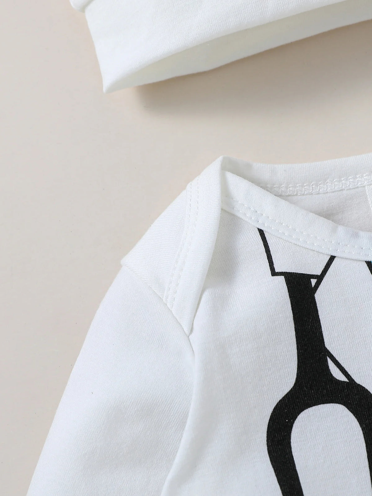 2Pcs Baby Unisex  Boys/Girls 2025 All Seasons Long Sleeve Cute Pullover Jumpsuit For Newborn Casual Daily Clothes+Hat