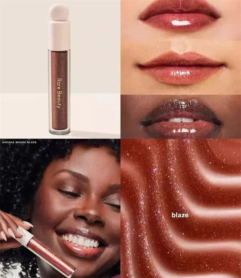 Rare Beauty Makeup Bliss Encourage Lipstick New Happy Hope Worth Love Lip Gloss & Face Tinting Powder Blusher Brand Cosmetics