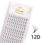 AGUUD 5 Trays/Lot Thin Roots Slim Base Premade Fans Lash Sharp Pointy Base Promade Russian Volume Fans Eyelash Extensions Faux
