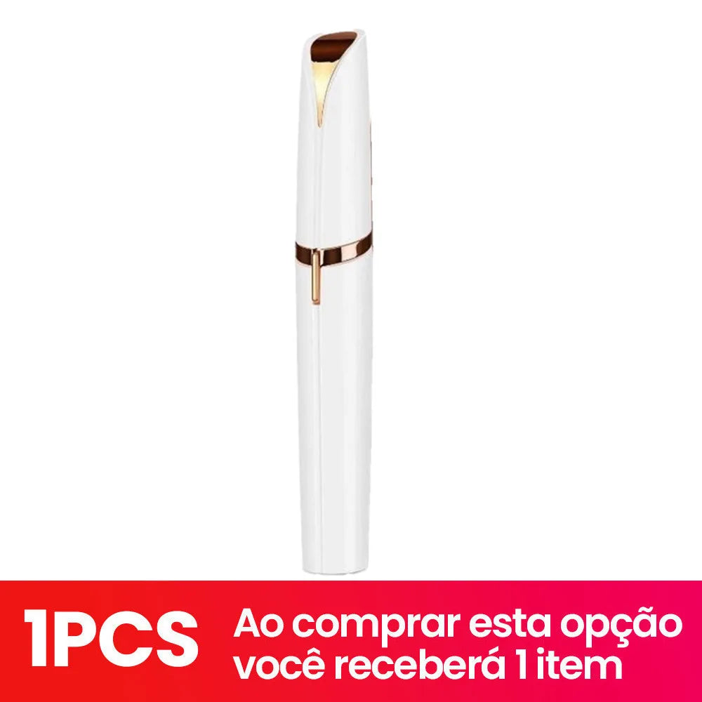 Caneta Elétrica Removedor De Pelos Sobrancelha E Rosto Recarregável Portátil Design Preciso E Suave