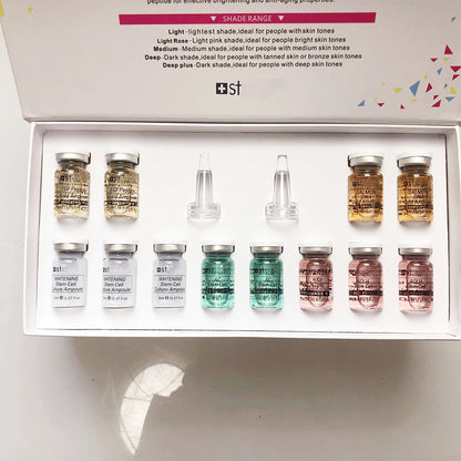 Korea 8ml Face BB Cream Aqua Skin Booster Serum Kit Whitening Rejuvenation Moisturizing Firming Beauty Skin Care
