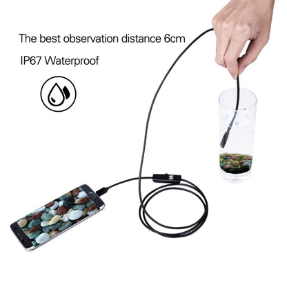 5.5MM Android Endoscope Camera 3 IN1 Micro USB Type C Borescope Mini Camera Waterproof LED Car Inspection For HUAWEI XIAOMI PC
