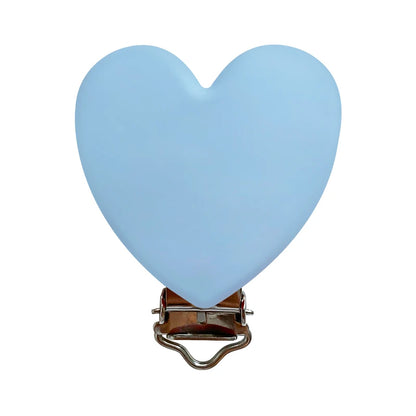 3pcs Silicone Love Pacifier Clip Pacifier Chain Holder Soother Nursing Clips BPA Free Pacifier Chain Accessories