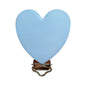 3pcs Silicone Love Pacifier Clip Pacifier Chain Holder Soother Nursing Clips BPA Free Pacifier Chain Accessories