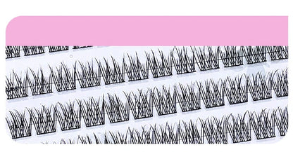 No-Glue False Eyelashes Easy 3-Step Application Natural Glue-free False Eyelashes DIY Lashes for Beginners with Sunflower Desig