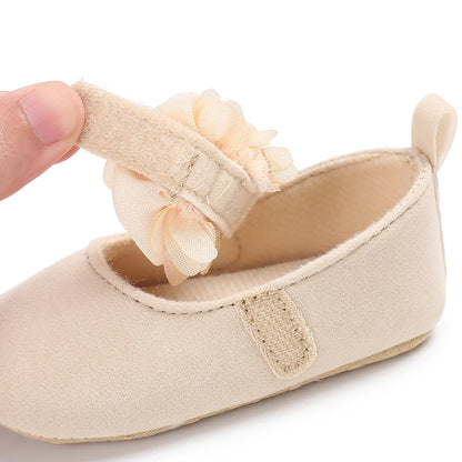 Baby Learning Walk Shoes, Elegant 3D Flower Infant Crib Shoes,Multi Style Soft Dress Footwear for Newborn Baby Girls 0-18Months