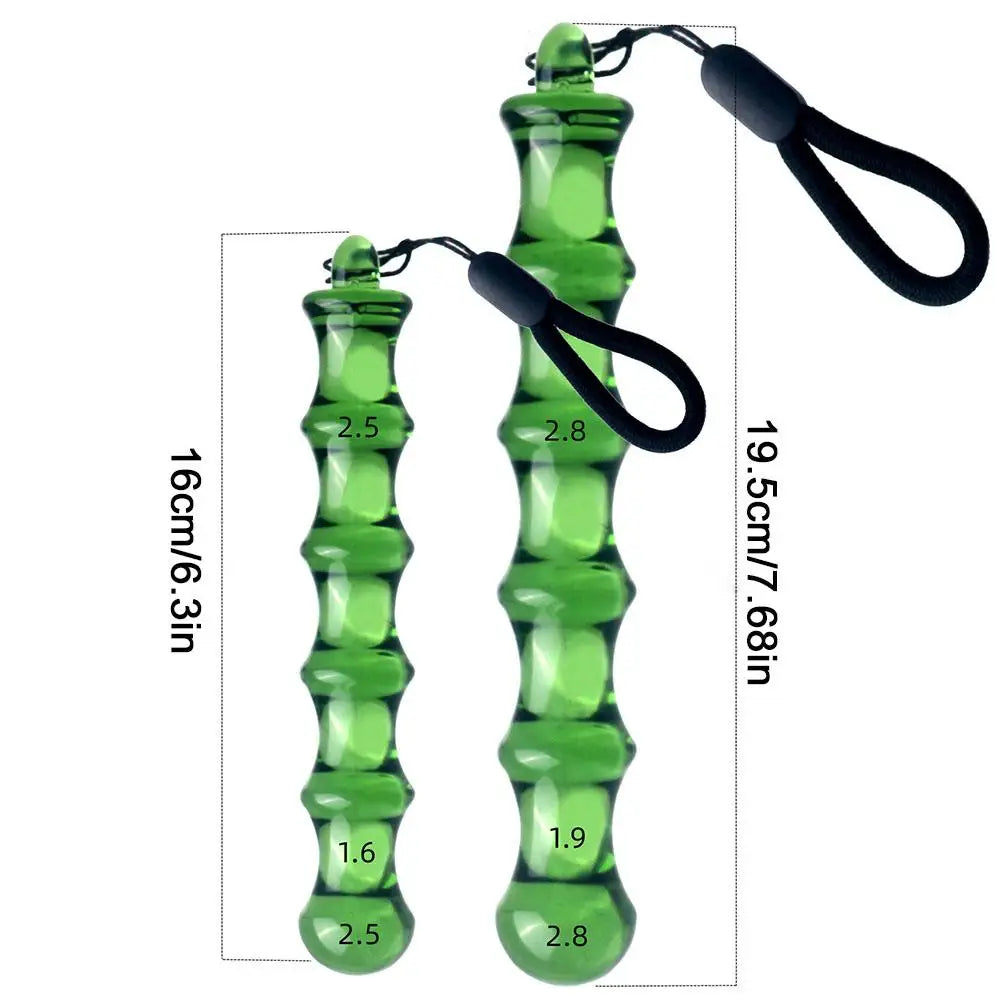 Smooth Resin Jade Massage Stick Bamboo Joint Acupoint Trigger Point Massager For Neck Shoulder Muscle Relax