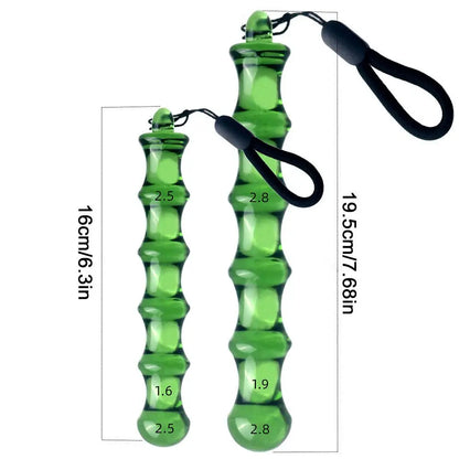 Smooth Resin Jade Massage Stick Bamboo Joint Acupoint Trigger Point Massager For Neck Shoulder Muscle Relax