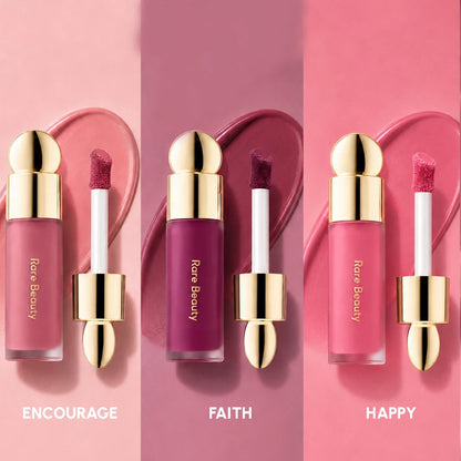 Rare Beauty New Butter Contains 4g of hyaluronic acid Lipstick Gentle Caramel Color Moisturizing Volumizing Loved/friendly Blush