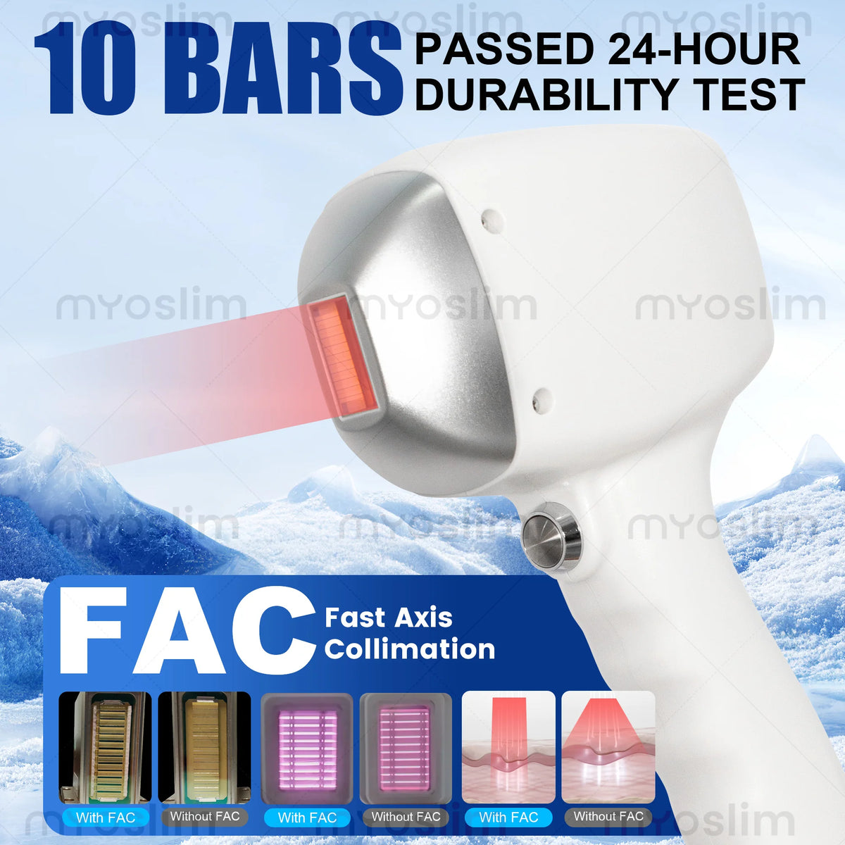 Diode Laser Hair Removal 4 IN 1 7000W FAC 755 808 940 1064nm Soprano Painless Permanent Hair Removal CE Certified Beauty Device