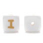10Pcs 12mm Silicone Letters Beads English Alphabet Baby Teether For Personalized Name Pacifier Chain Clip Toys Accessories
