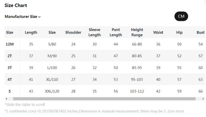 New Spring Autumn Baby Boys Clothes Set Children Pajamas Long Sleeved Shirt Pants 2Pcs/Sets Kids Girls Sleepwear Infant Costume