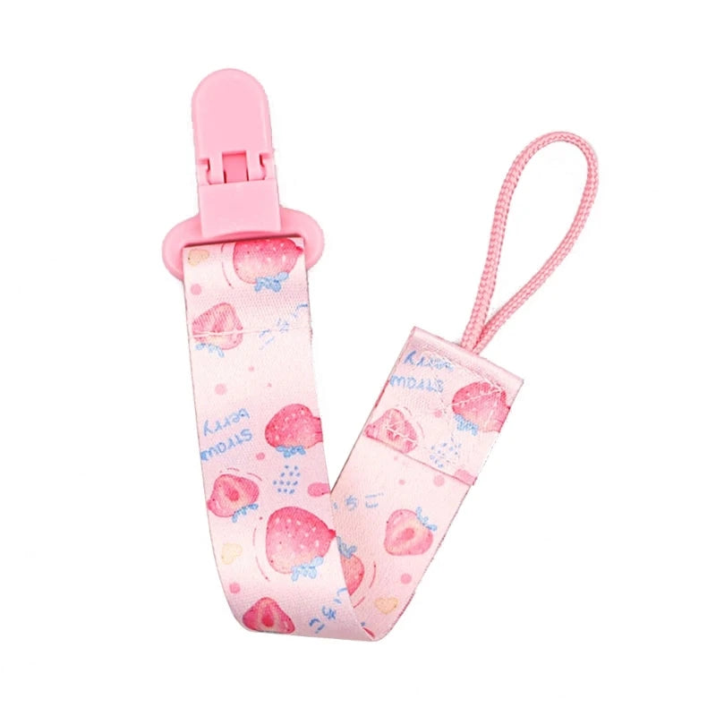 Baby Pacifier Clip Cartoon Pattern Pacifier Strap with Fun& Attractive Design