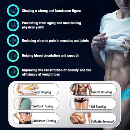 MYOslim HI-EMT Electromagnetic Muscle Stimulation System 6500W EMS 15T Body Shaping Machine for Beauty Salon Fitness Center Use