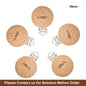 Mabochewing 20pcs 30mm 35mm Natural Beech Wood Clips for Baby Mobile Chewing Pacifier Chain